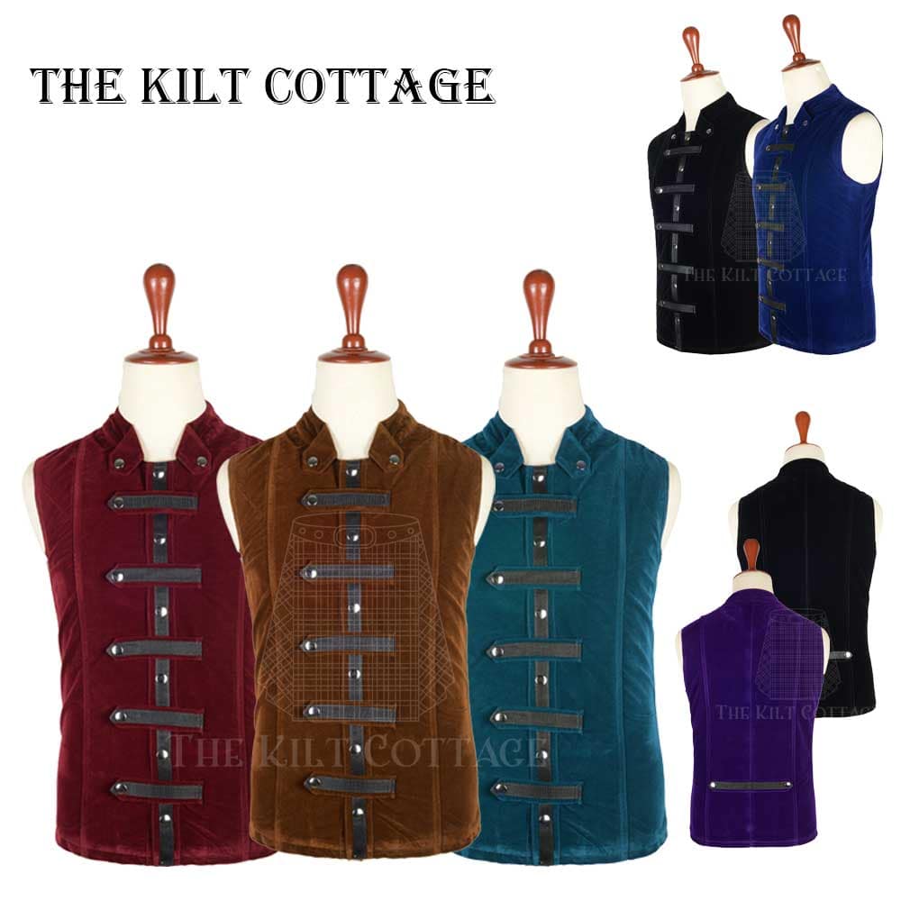 Men’s Velvet Waistcoat – Victorian Style Wedding Vest