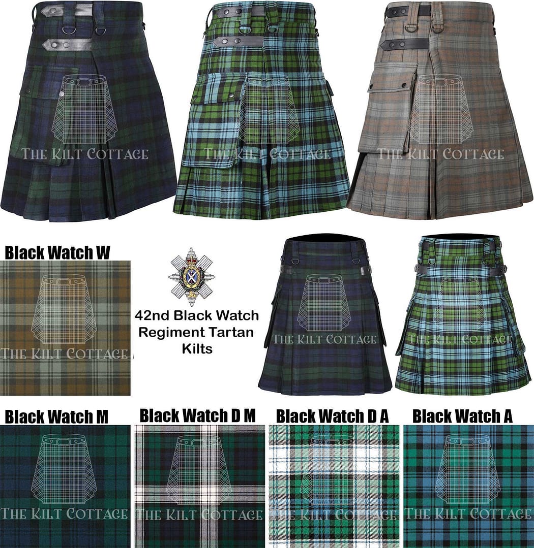 Black Watch Tartan Utility Kilt