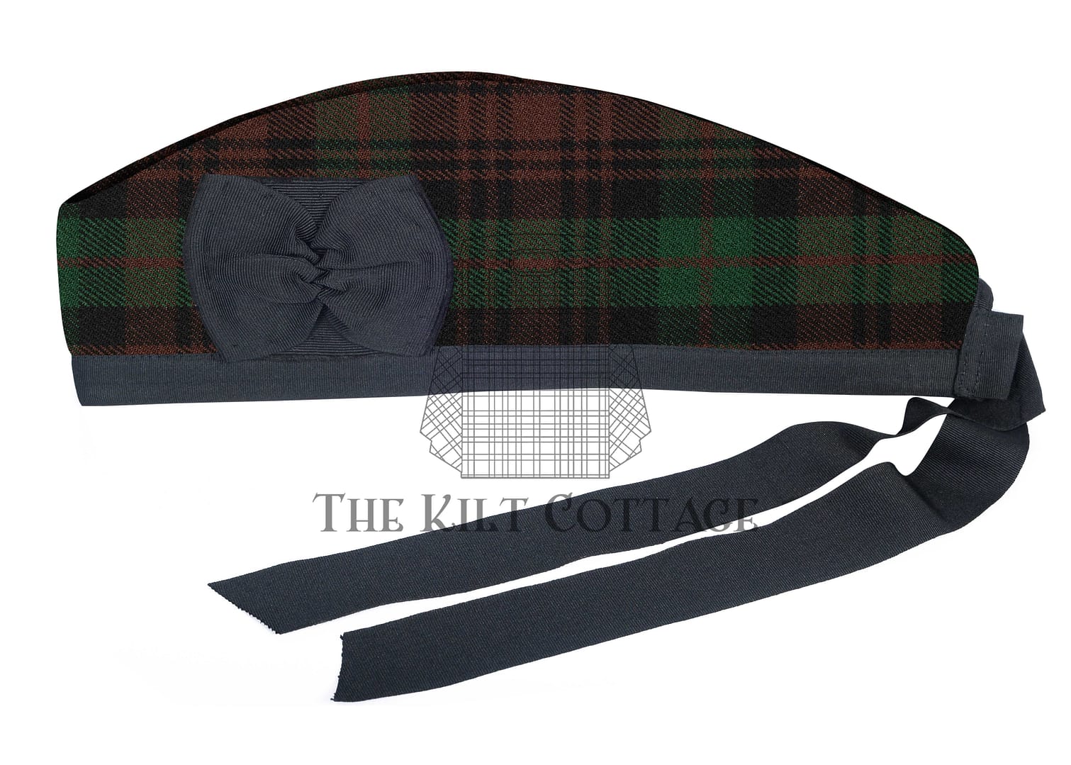 Brown Watch Tartan Glengarry Cap