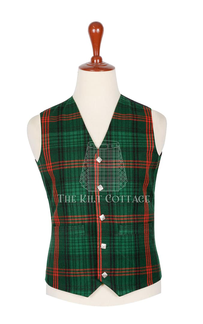 Ross Hunting Modern tartan 5 Buttons Argyll Waistcoat