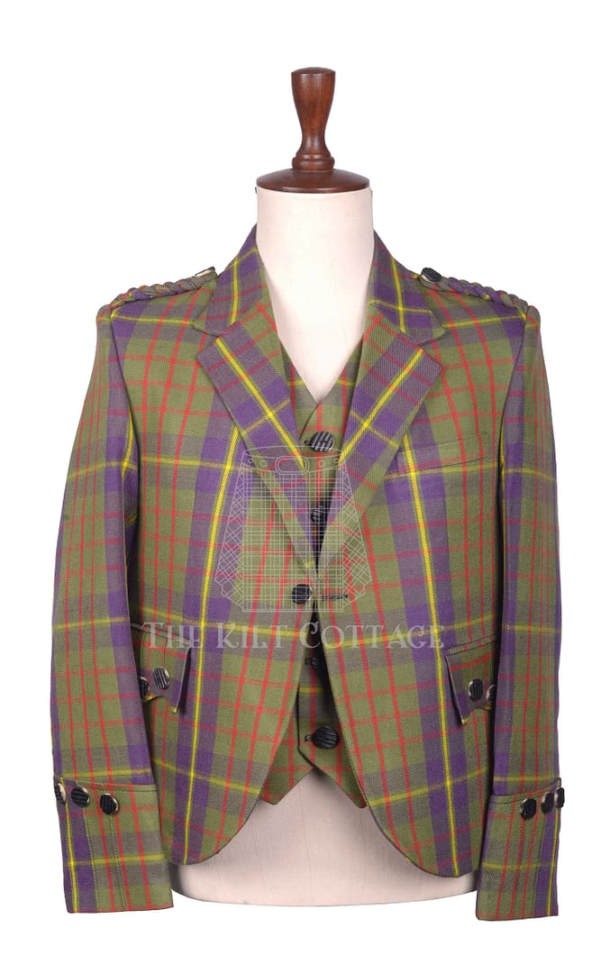 Cameron Hunting Ancient Tartan Argyll Jacket and Waistcoat