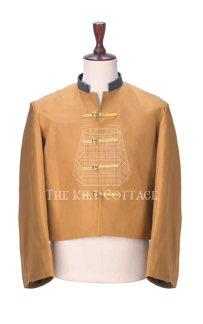 Qing Dynesty Tunic Mustard Yellow Jacket