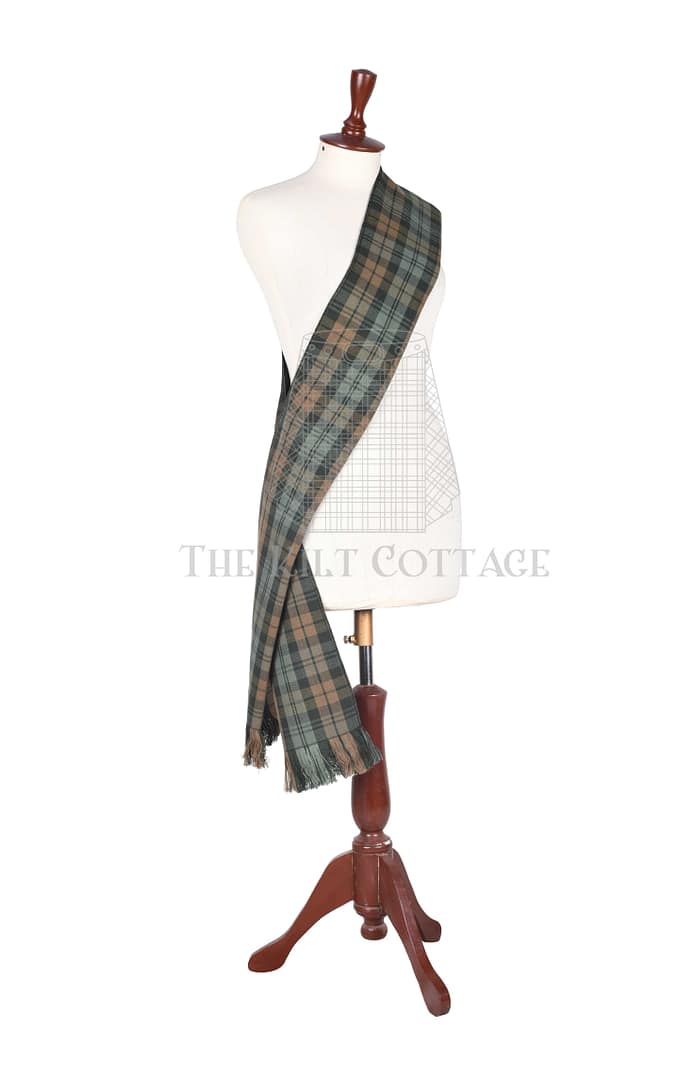Women Tartan Black Watch Weathered Sashes