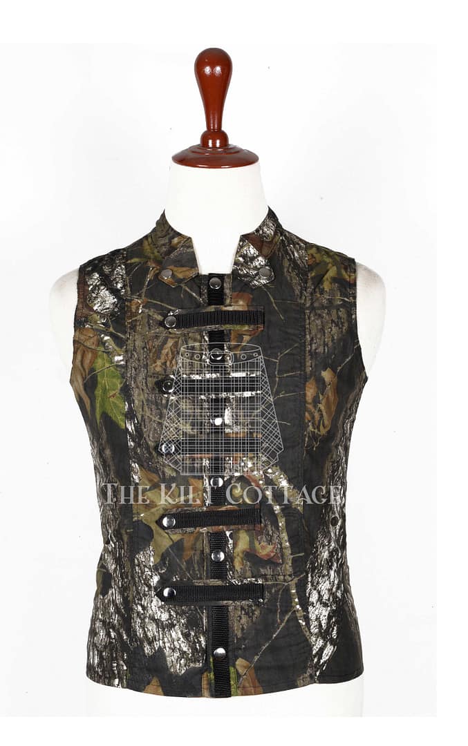 Real Tree Camo Hunting Punk Rock Gothic Vest
