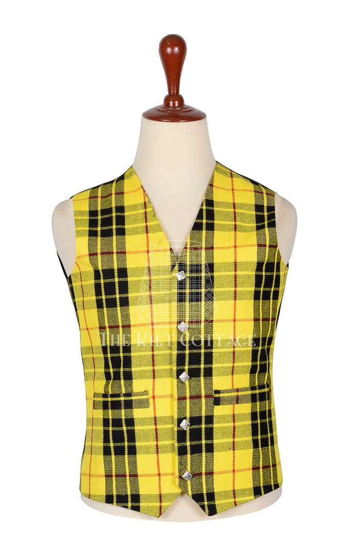 Macleod Of Lewis Tartan 5 Buttons Argyll Waistcoat