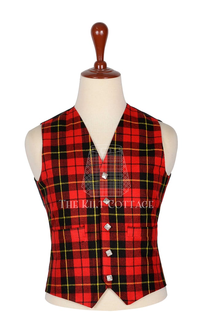 Wallace Tartan 5 Buttons Argyll Waistcoat Wallace Tartan 5 Buttons Argyll Waistcoat
