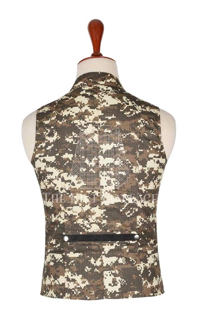 Digital Camo Punk Rock Gothic Vest