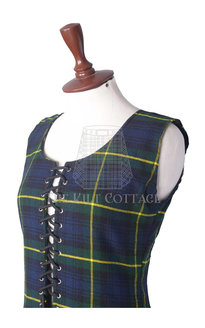 1800s Gordon Modern Tartan Women’s Dress