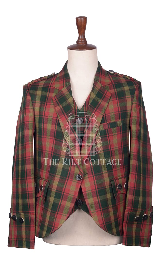 Maple Leaf Tartan Argyll Jacket and Waistcoat (7)