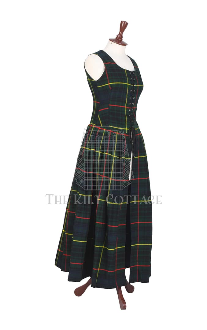 1800s Leslie Green Ancient Tartan Women’s Dress