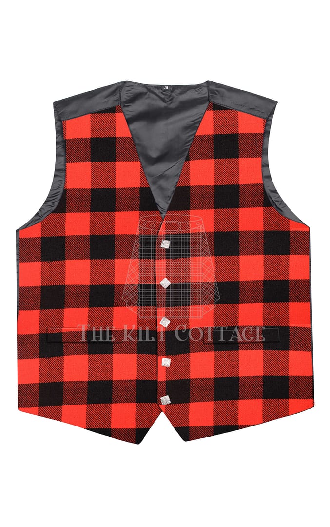 MacGregor Rob Roy Tartan 5 Buttons Argyll Waistcoat
