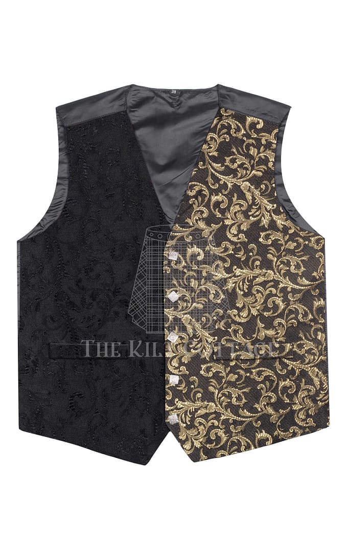 Gold Barcode 5 Buttons Argyll Waistcoat