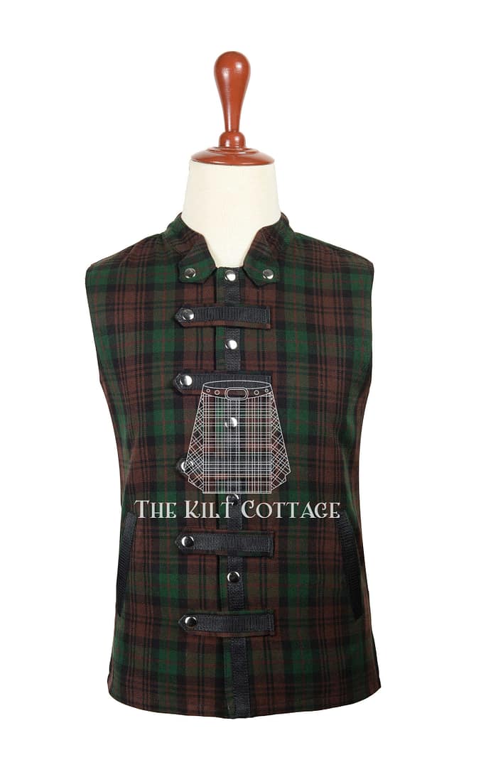 Brown Watch Punk Rock Gothic Vest