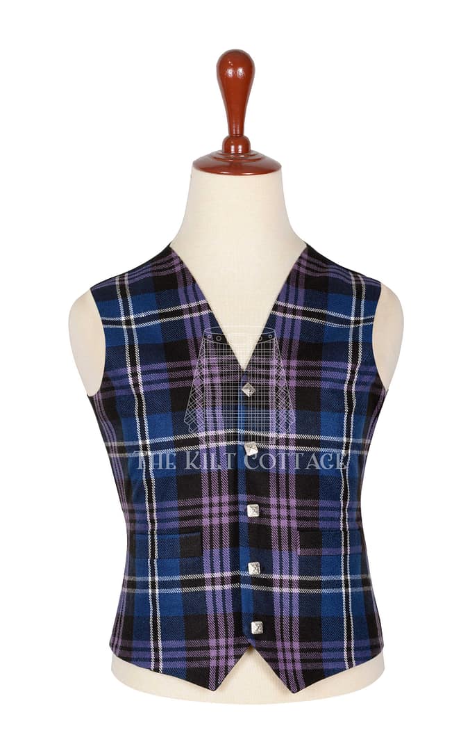 Pride of Scotland Tartan 5 Buttons Argyll Waistcoat
