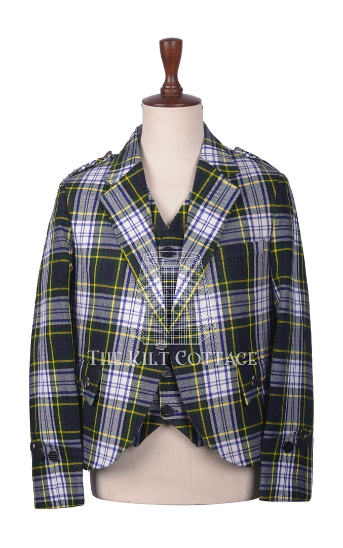 Gordon Dress Tartan Argyll Jacket and Waistcoat