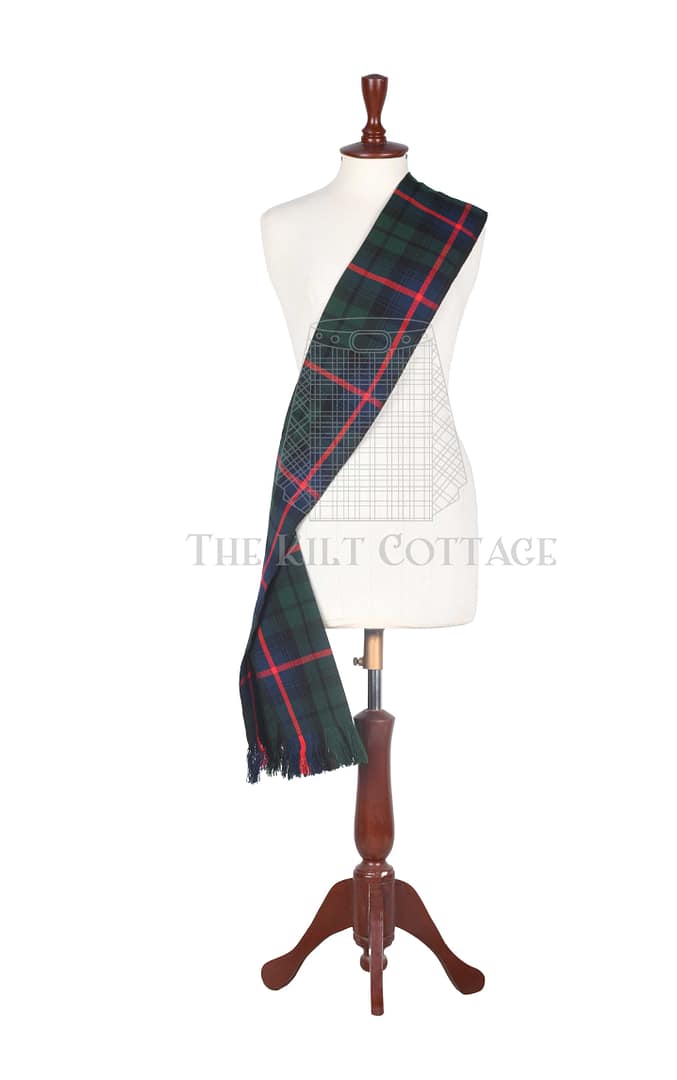 Women Tartan Urquhart Broad Red Sashes