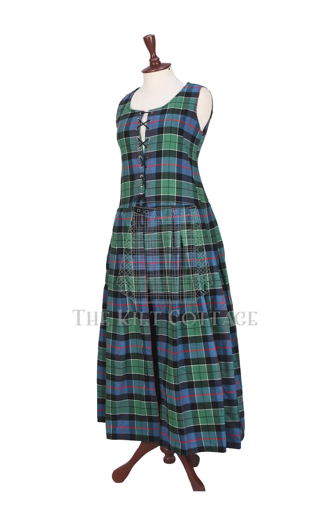 1800s Leslie Green Ancient Tartan Women’s Dress