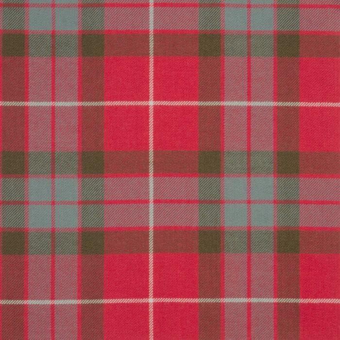 Fraser Red Weathered Tartan Fabric