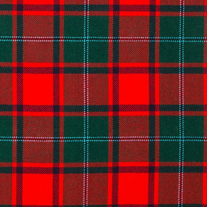 MacPhail Red Modern Tartan Fabric