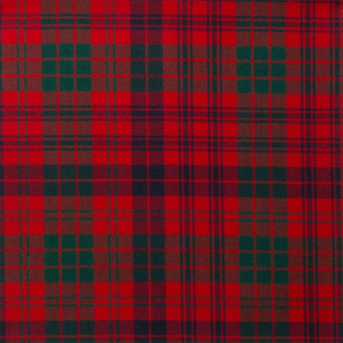 Ross Red Modern Tartan Fabric