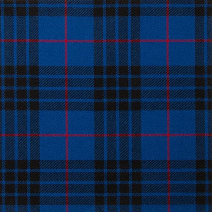 MacKay Blue Modern Tartan Fabric