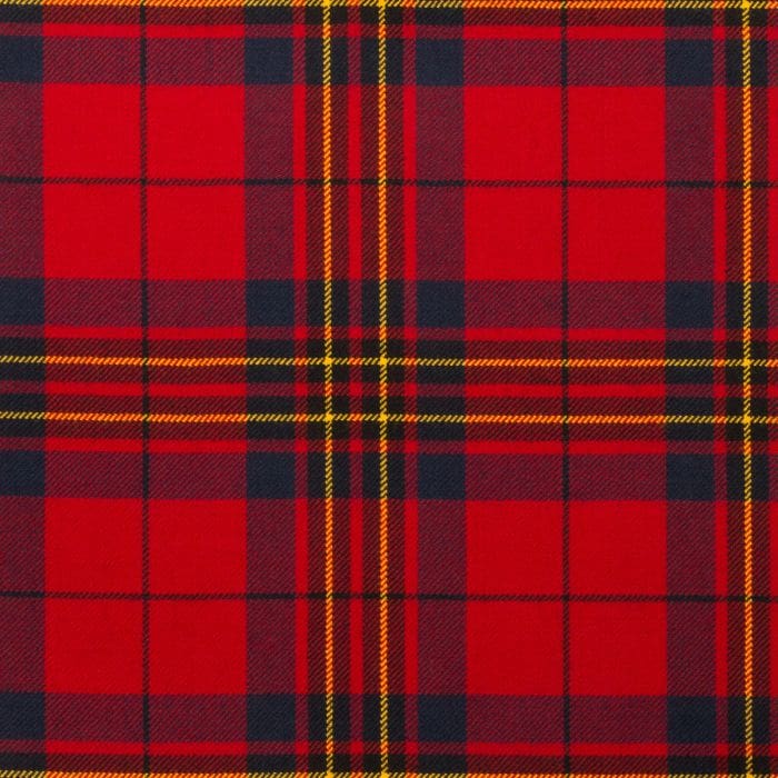 Leslie Red Modern Tartan Fabric