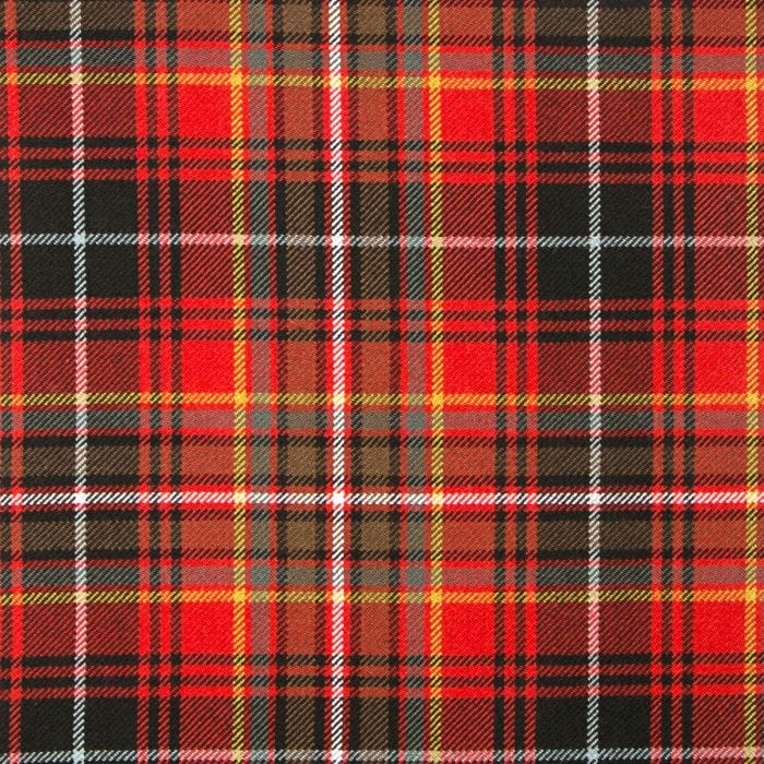 MacInnes Red Weathered Tartan Fabric
