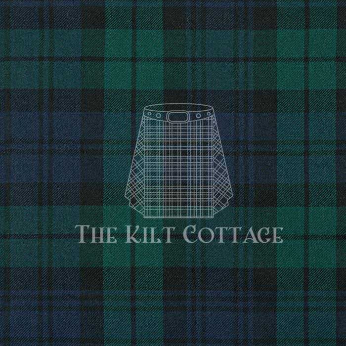 Black Watch Tartan Black Cotton Hybrid Utility Kilt