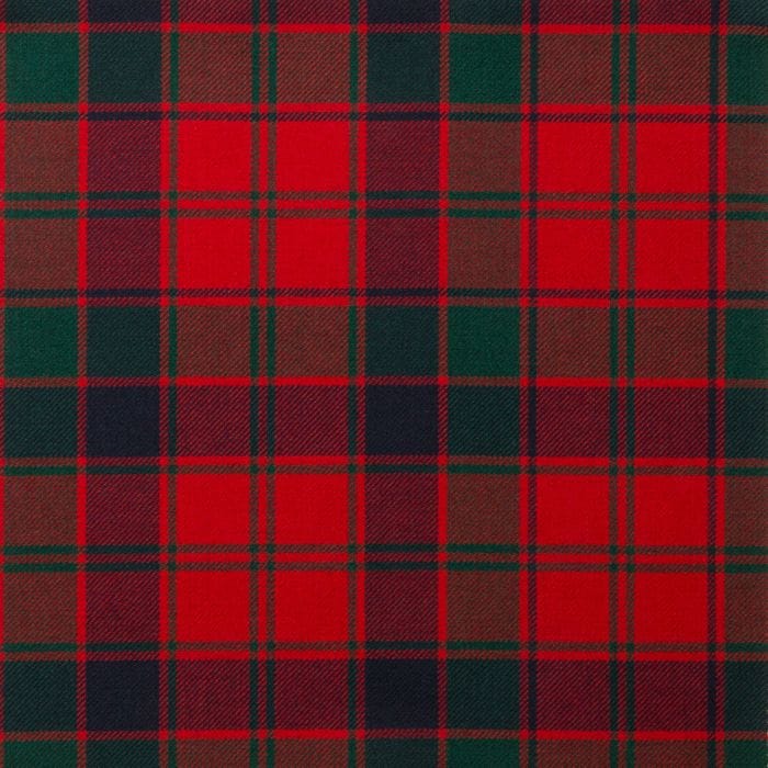Robertson Red Modern Tartan Fabric Robertson Red Modern Tartan Fabric