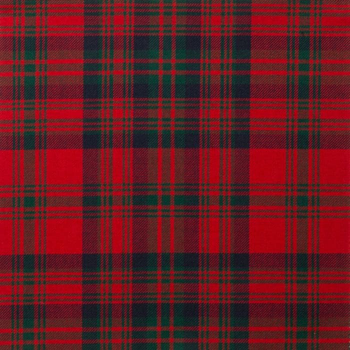 Matheson Red Modern Tartan Fabric