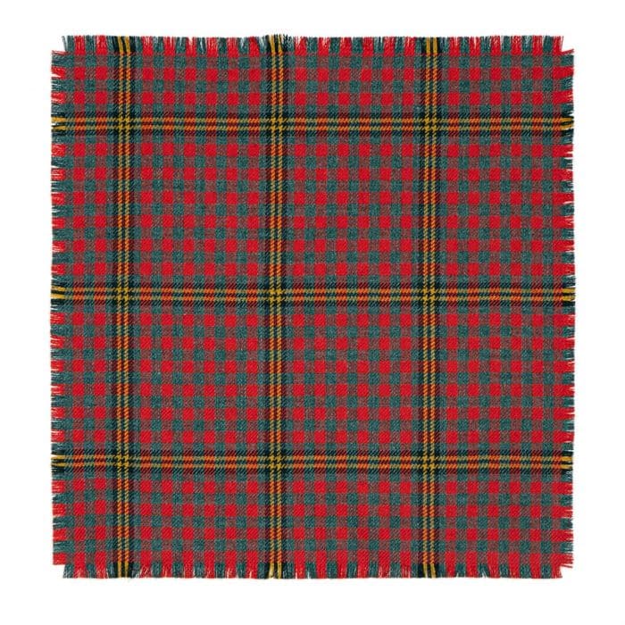 Red Red Rose Tartan Fabric