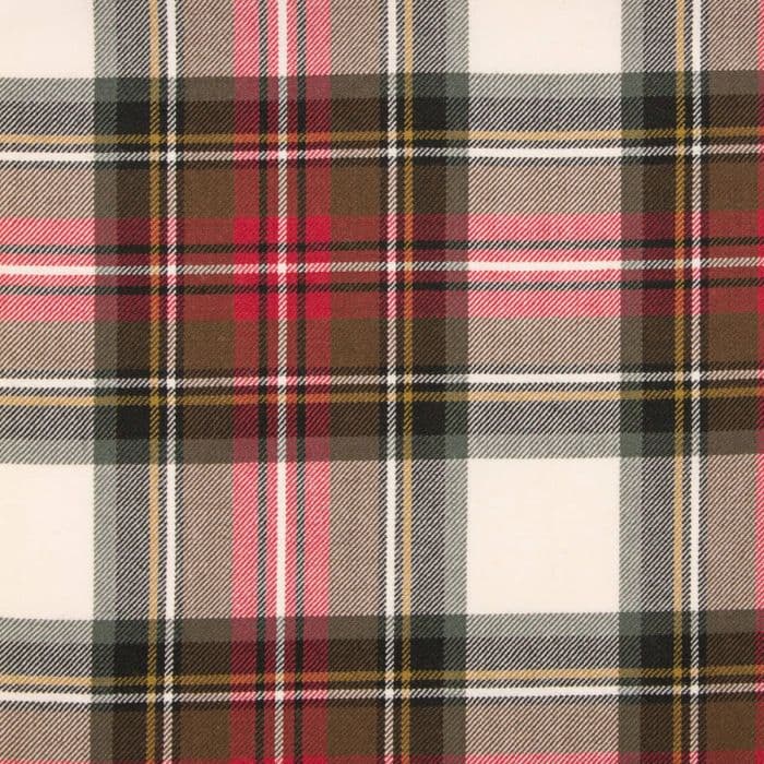 Stewart Dress Weathered Tartan Fabric