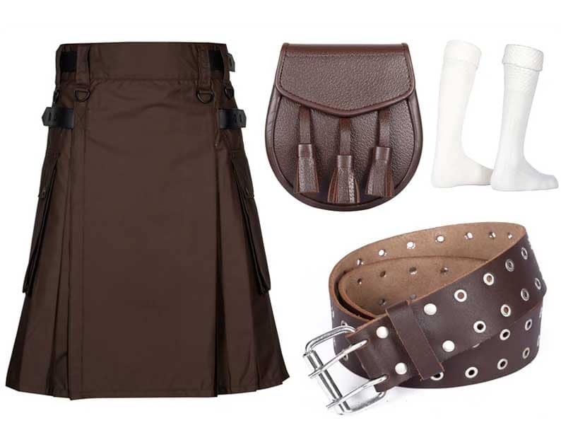 Scottish Caual Outfit Kilt