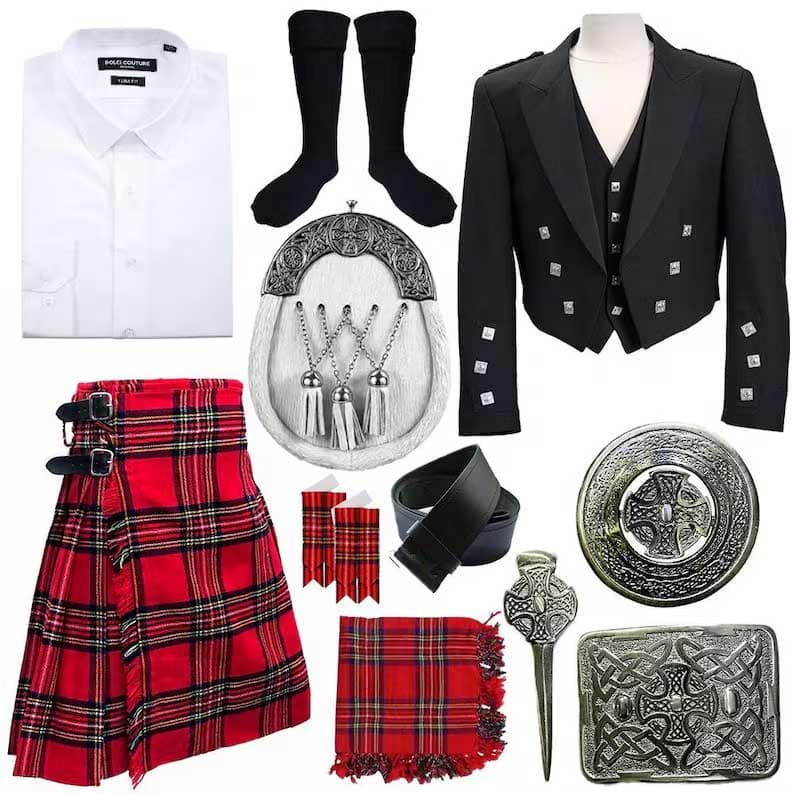 Scottish Prince Charlie Kilt Outfit