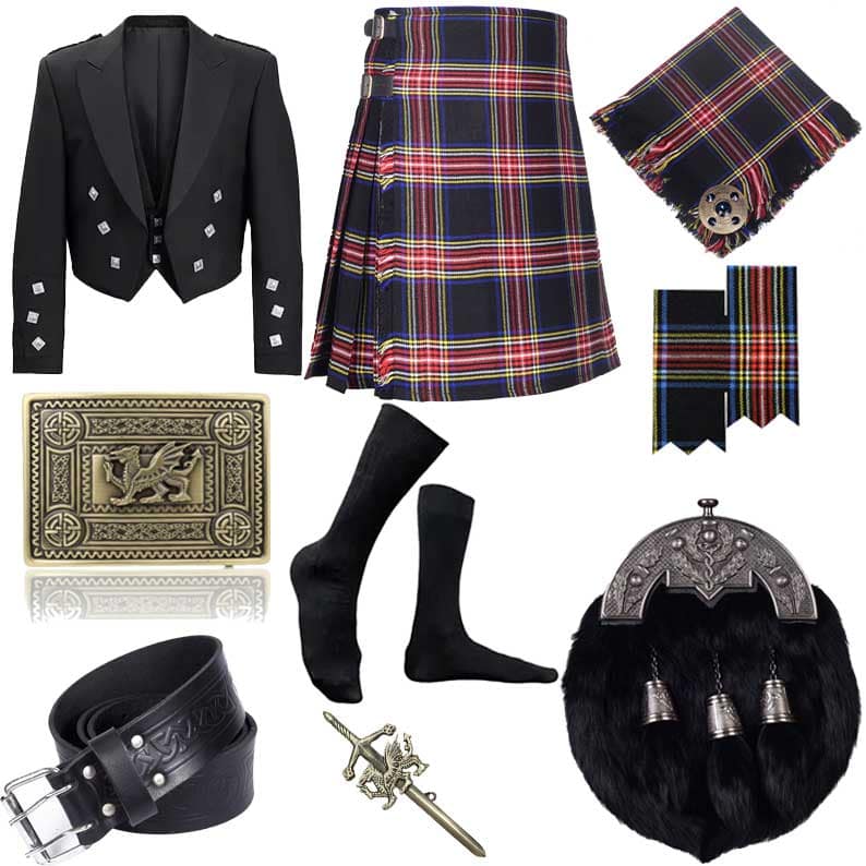 Scottish Prince charlie Kilt Outfit