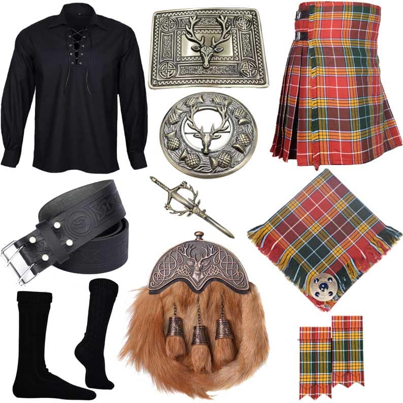 Scottish Men's Kilt Outfit