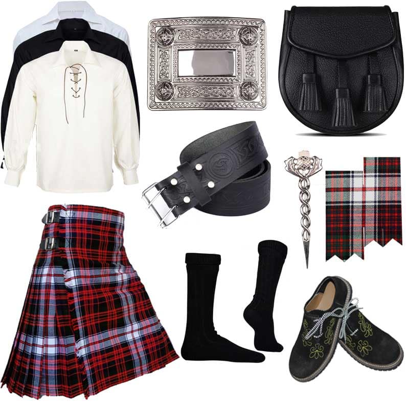 Men’s Scottish Kilt Outfit