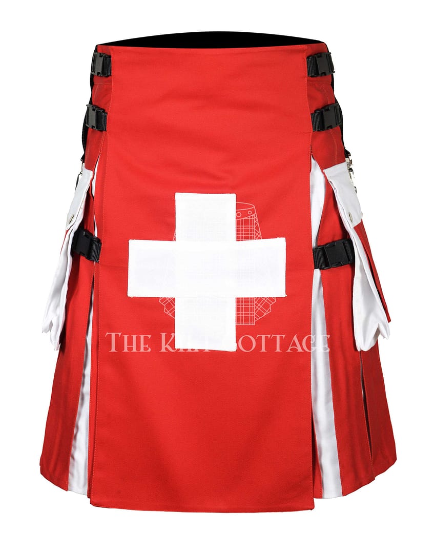 Swiss Flag Utility Kilt