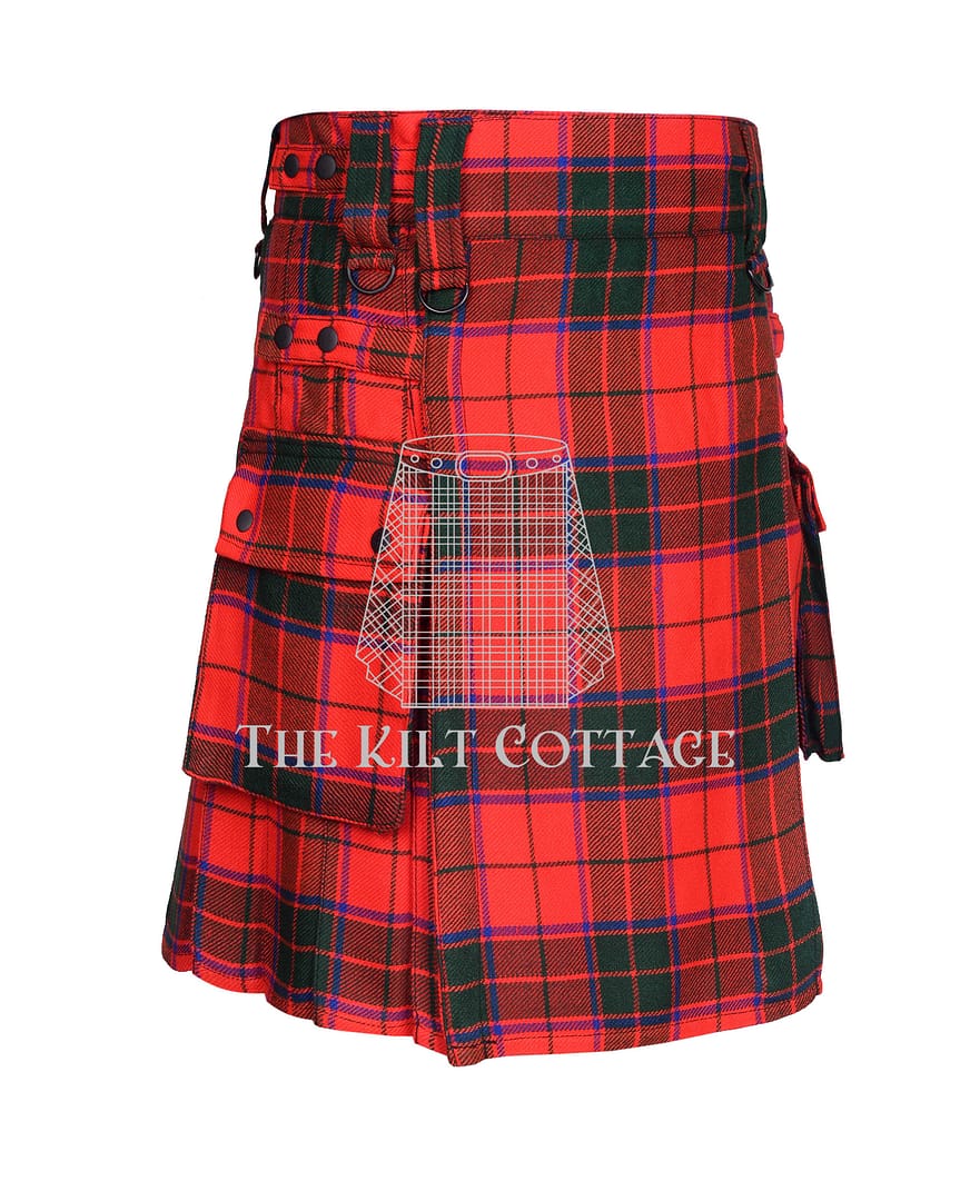 Scottish Rose Tartan Utility Kilt