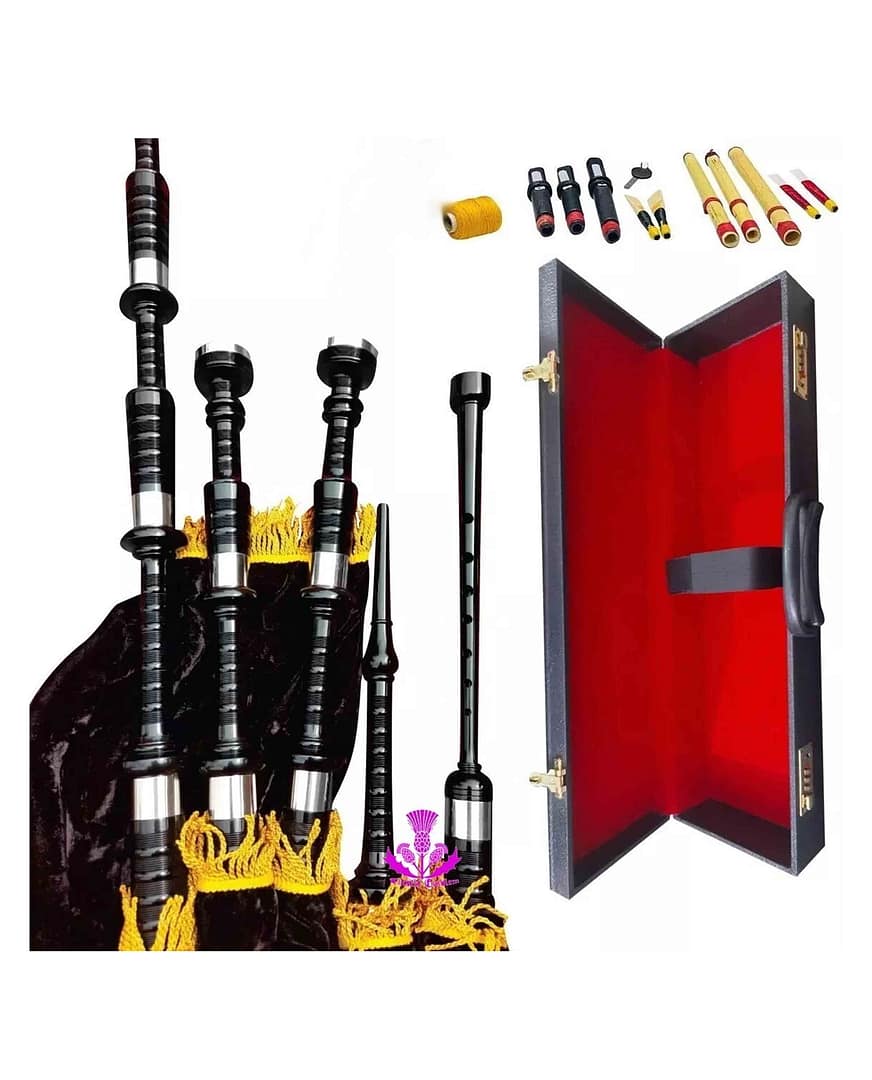 Professional Synthetic Teflon Scottish Bagpipe