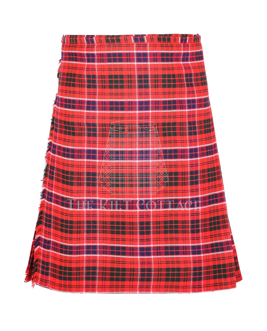 Macrae Red Tartan 8 Yard Kilt