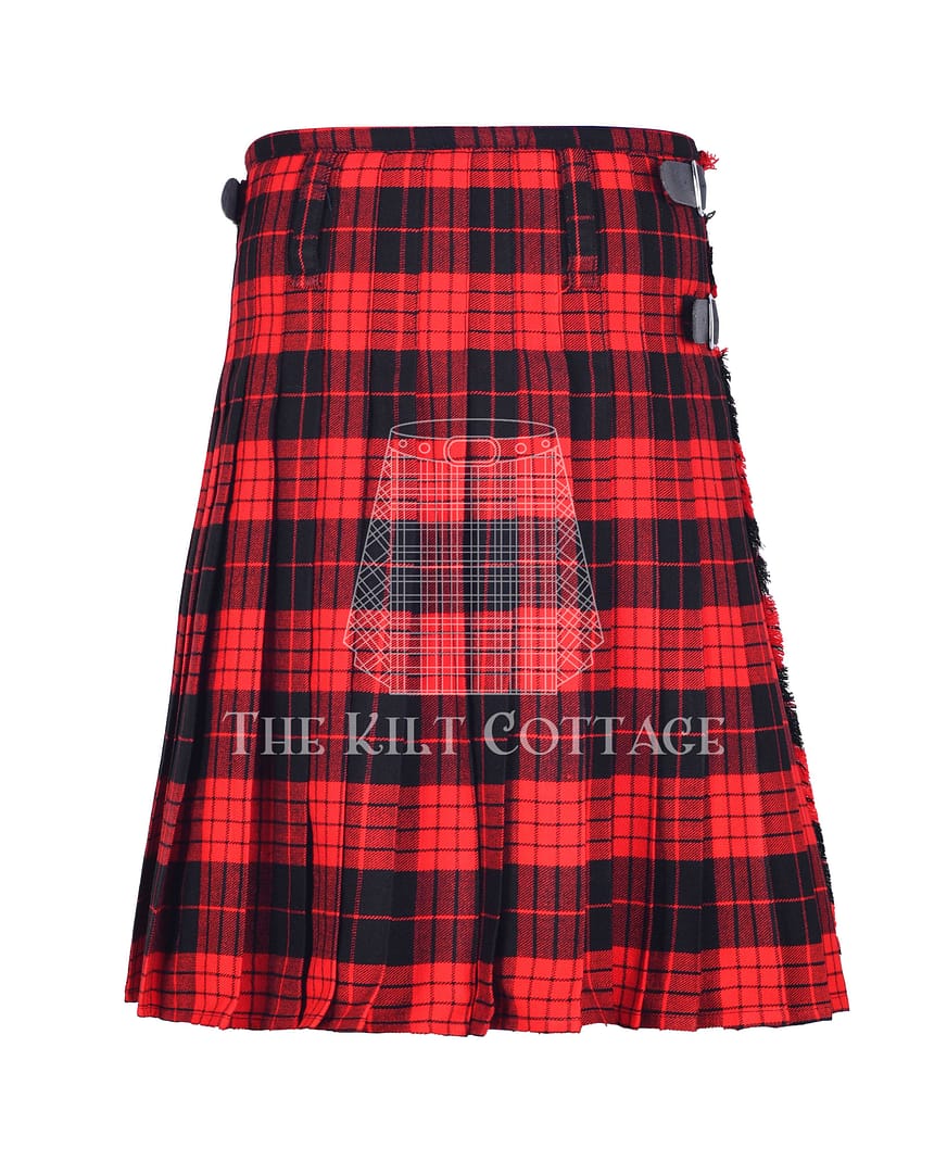 Cameron Black Tartan 8 Yard Kilt