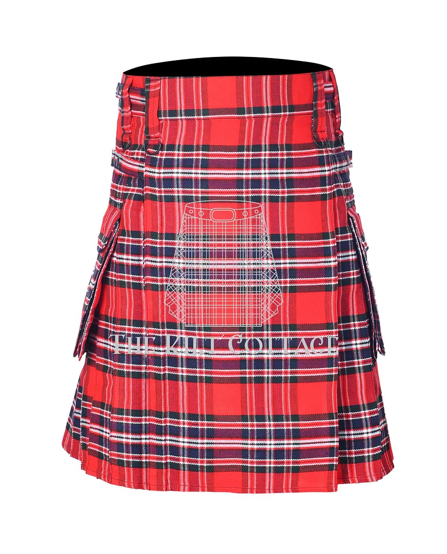 Macrae Red (1) Macrae Red Tartan Utility Kilt