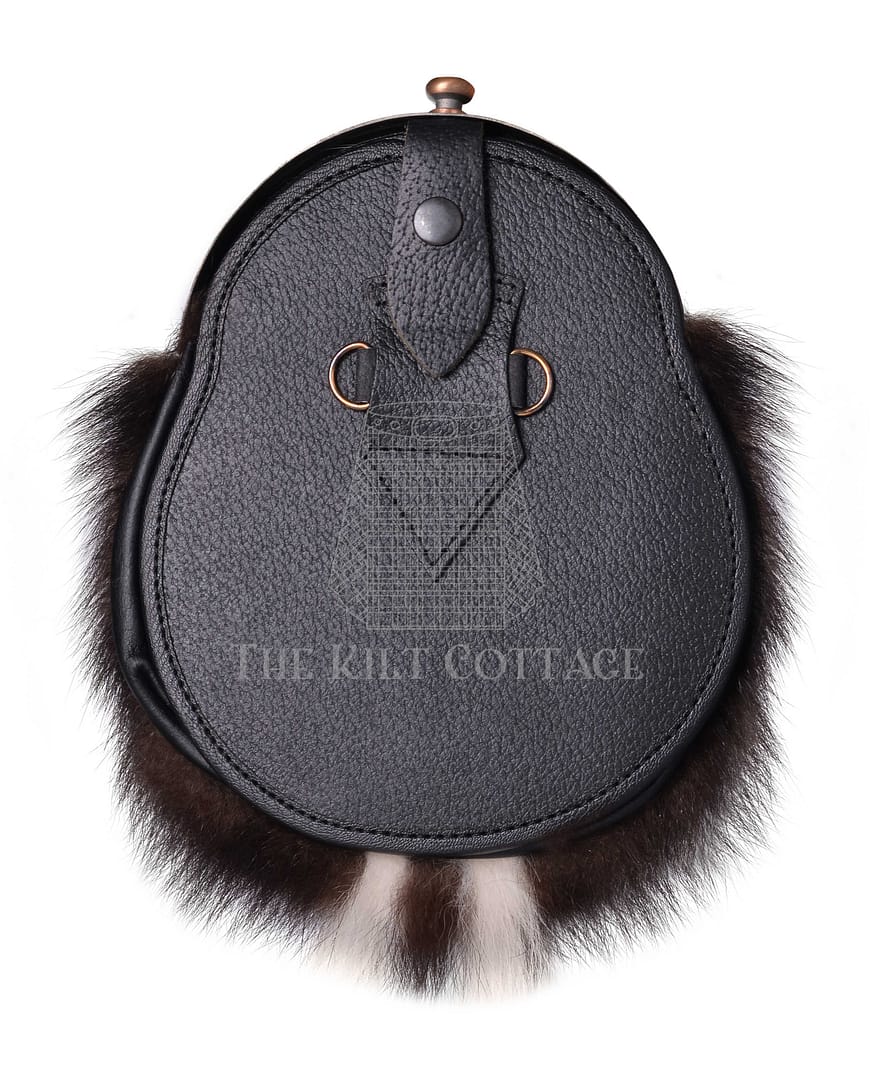 Bronze Thistle Skunk Fur Full Dress Sporran