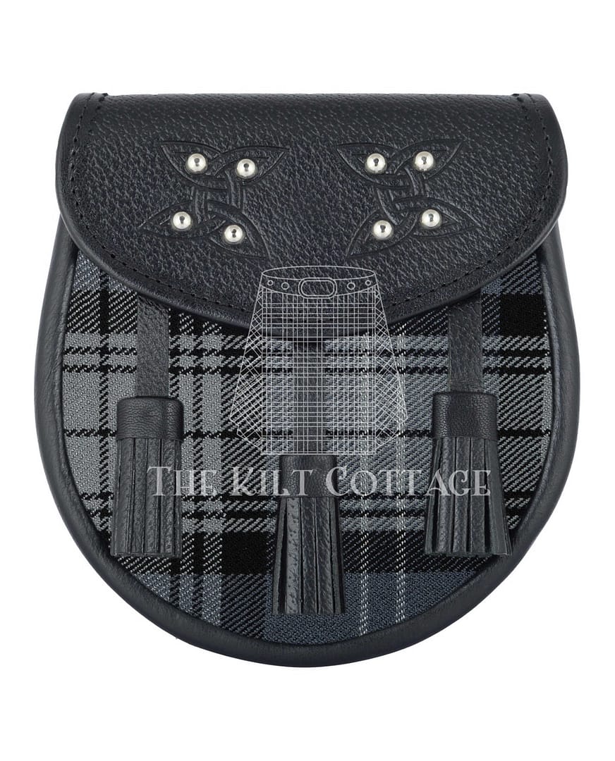 Hamilton-Grey Tartan Sporran
