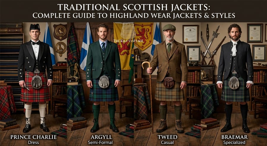 Traditional Scottish Jackets: Complete Guide to Highland Wear Jackets & Styles